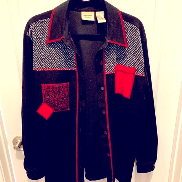 Color block jacket - Picture 1 of 8